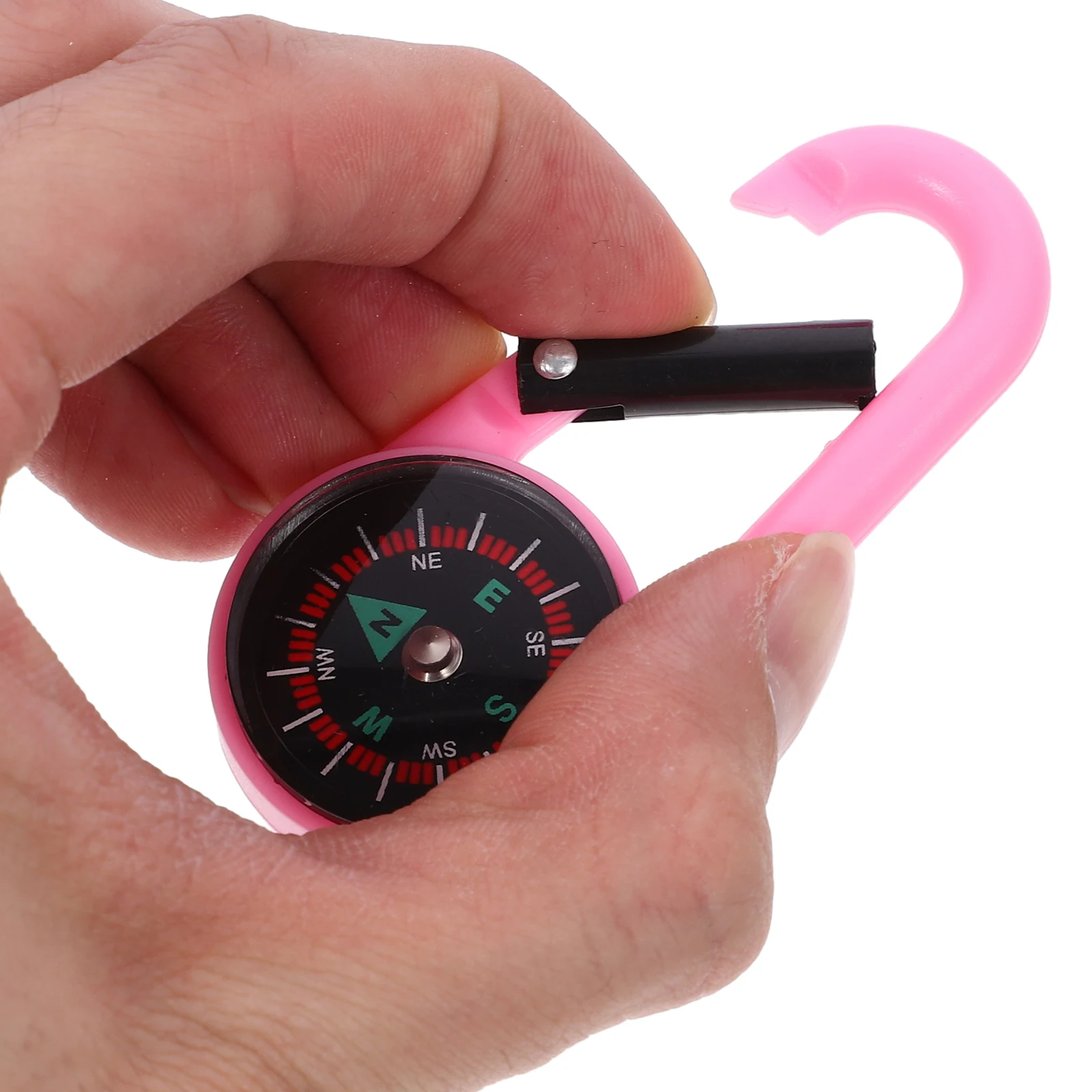

10 Pcs Compass Quick Buckle Clip Hiking Backpacking Survival Accessories Camping Carabiner