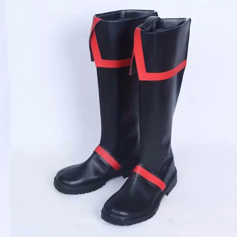 JP Anime D gris-homme Allen Walker Yu Kanda Cosplay Costume chaussures Anime carnaval fête Halloween bottes Faux cuir bottes