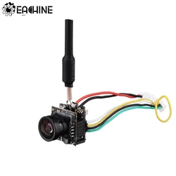 Eachine TX06 700TVL FOV 120 derece 5.8Ghz 48CH 25mW akıllı ses Mini FPV kamera desteği Pitmode AIO verici RC Drone için