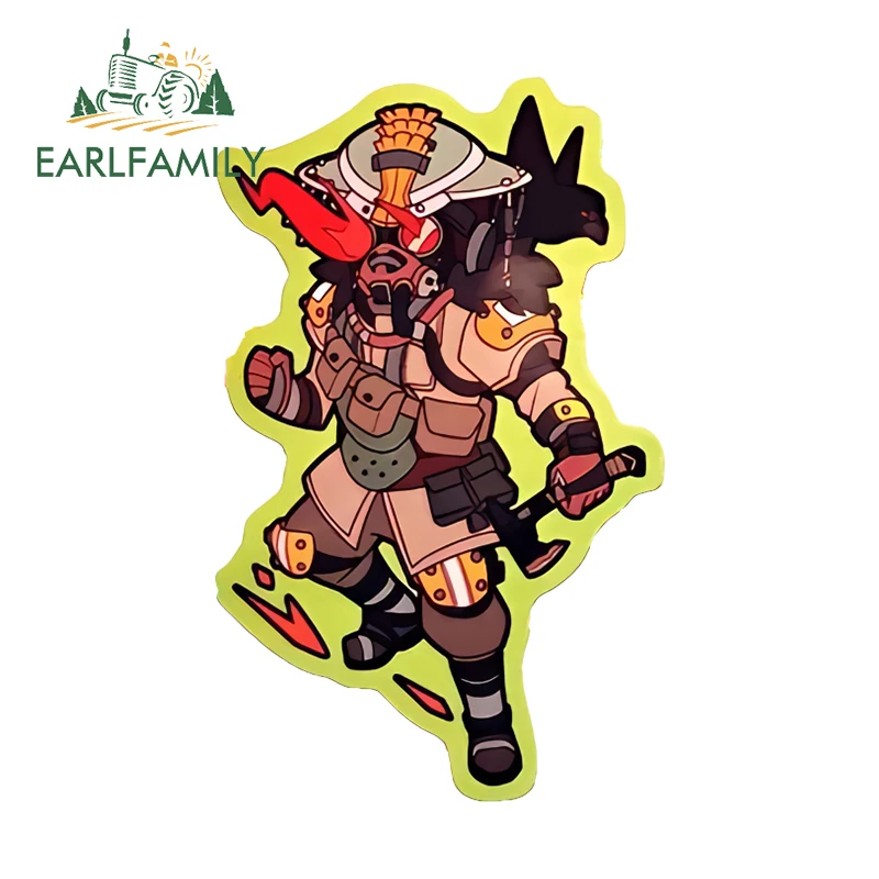 EARLFAMILY 13cm × 8.1cm Apex Legends Bloodhound Cool Car Stickers Attractive Rearview Mirror Decals Personal Car Air Conditioner