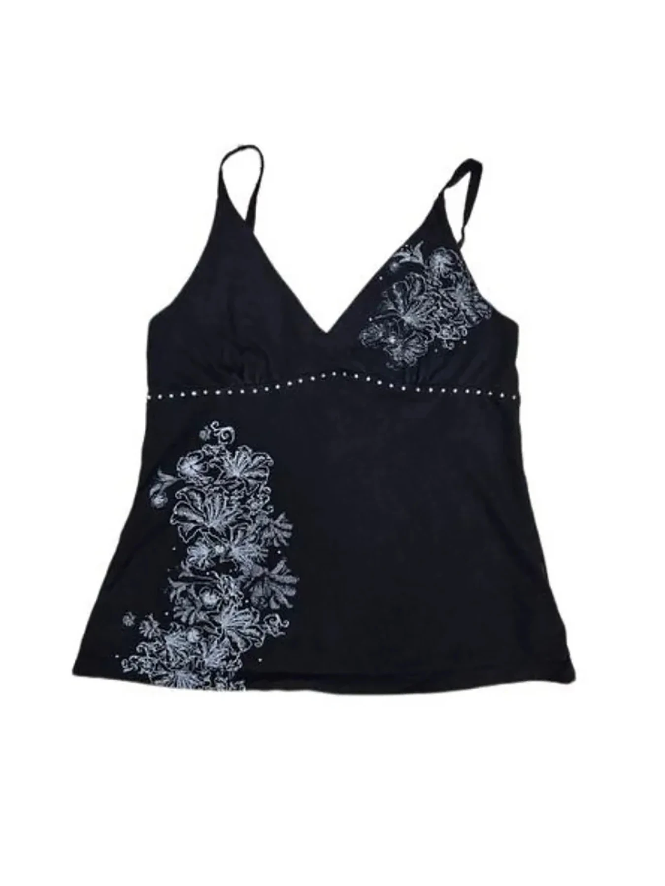 New Style Elegant Style Slim Fit Slimming Floral Retro Printed Chest Strap Cross-Border Sleeveless Vest image 2