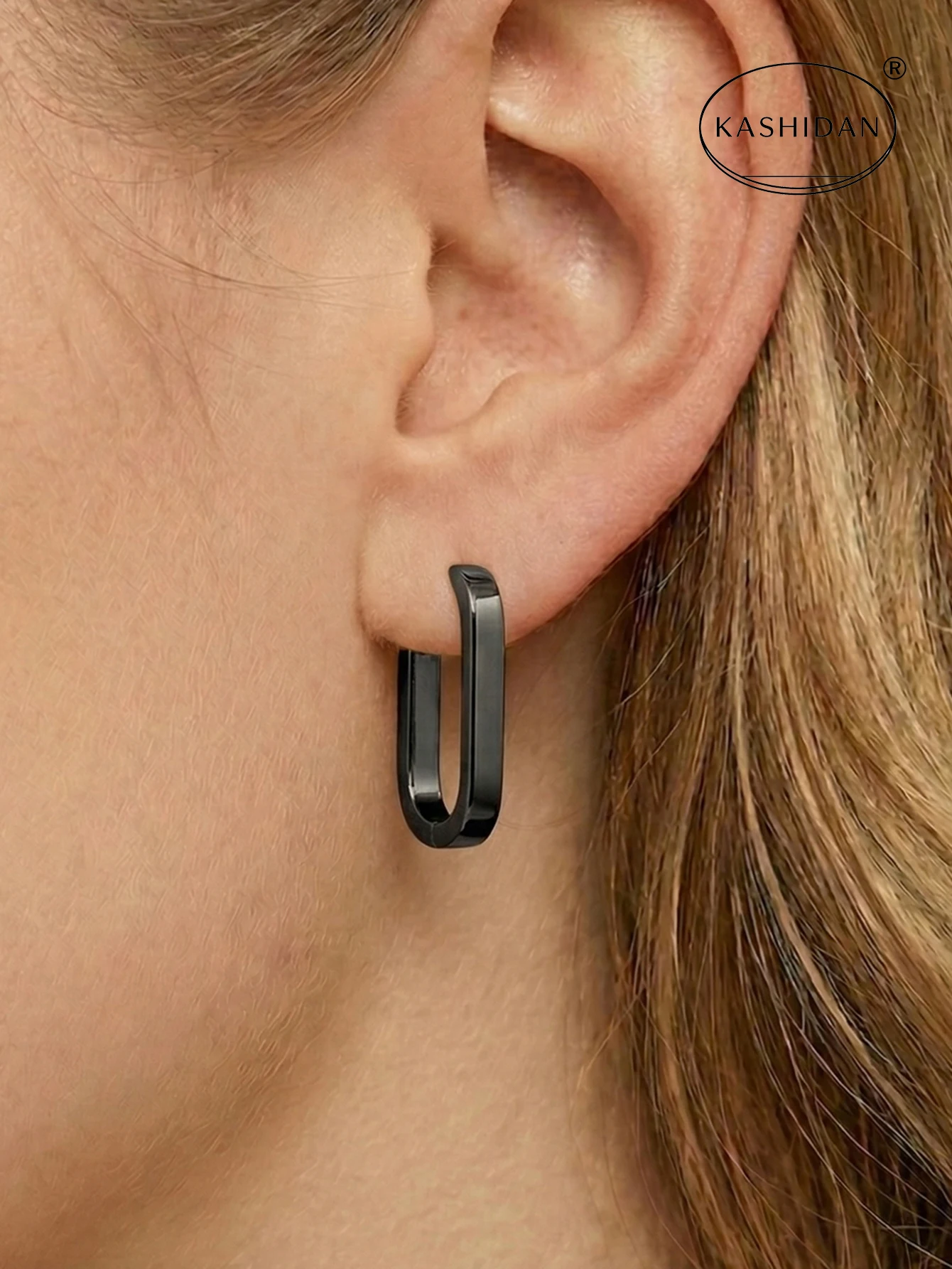 304 Stainless Steel Metal Hoop Earrings for Women, Oval Hoop Earrings Jewelry, Jewelry Gift, Fashion Accessories