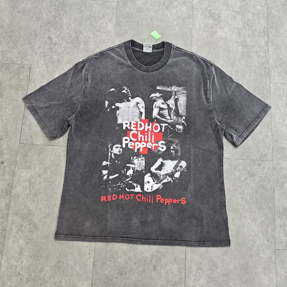 

Yao Fashion Band Punk Rock Oversize Tee Casual Tops Men Clothing Unisex Streetwear Vintage Graphics Y2k T Shirt For Men Unisex