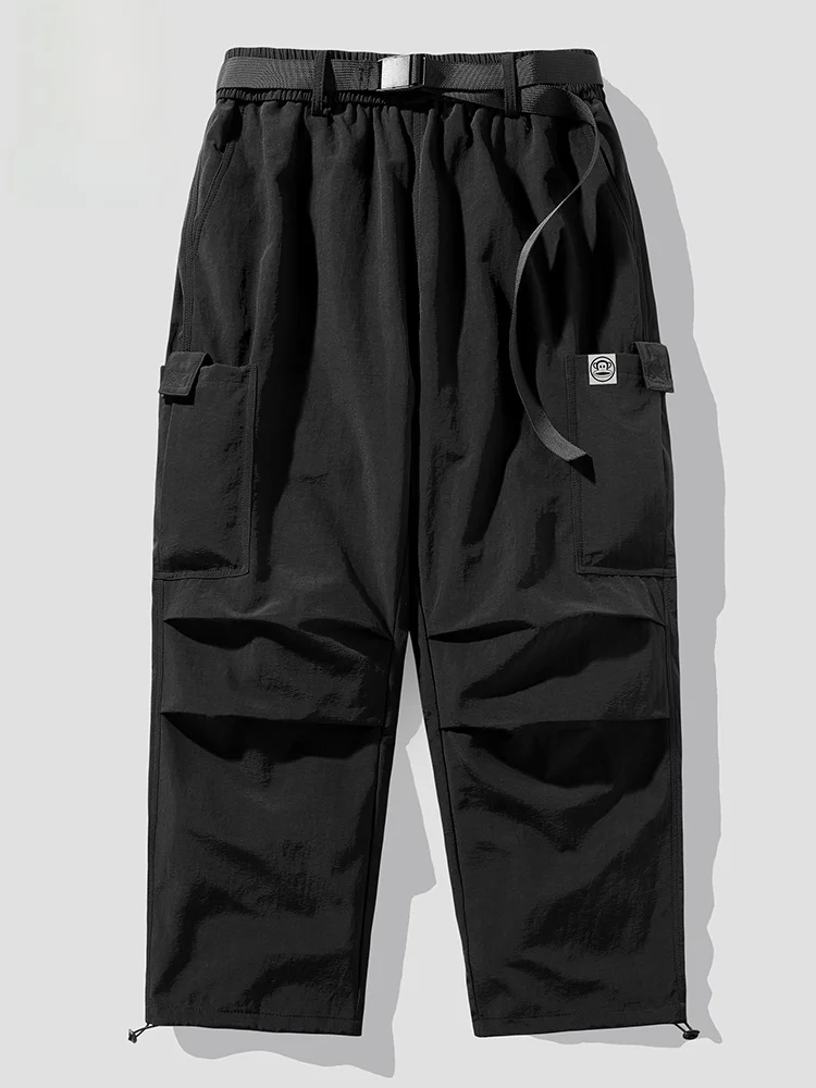 

PaulFrank Outdoor Casual Pants Men's Loose Straight Leg Workwear Trousers Autumn Sports Paratrooper Breathable Long Pants