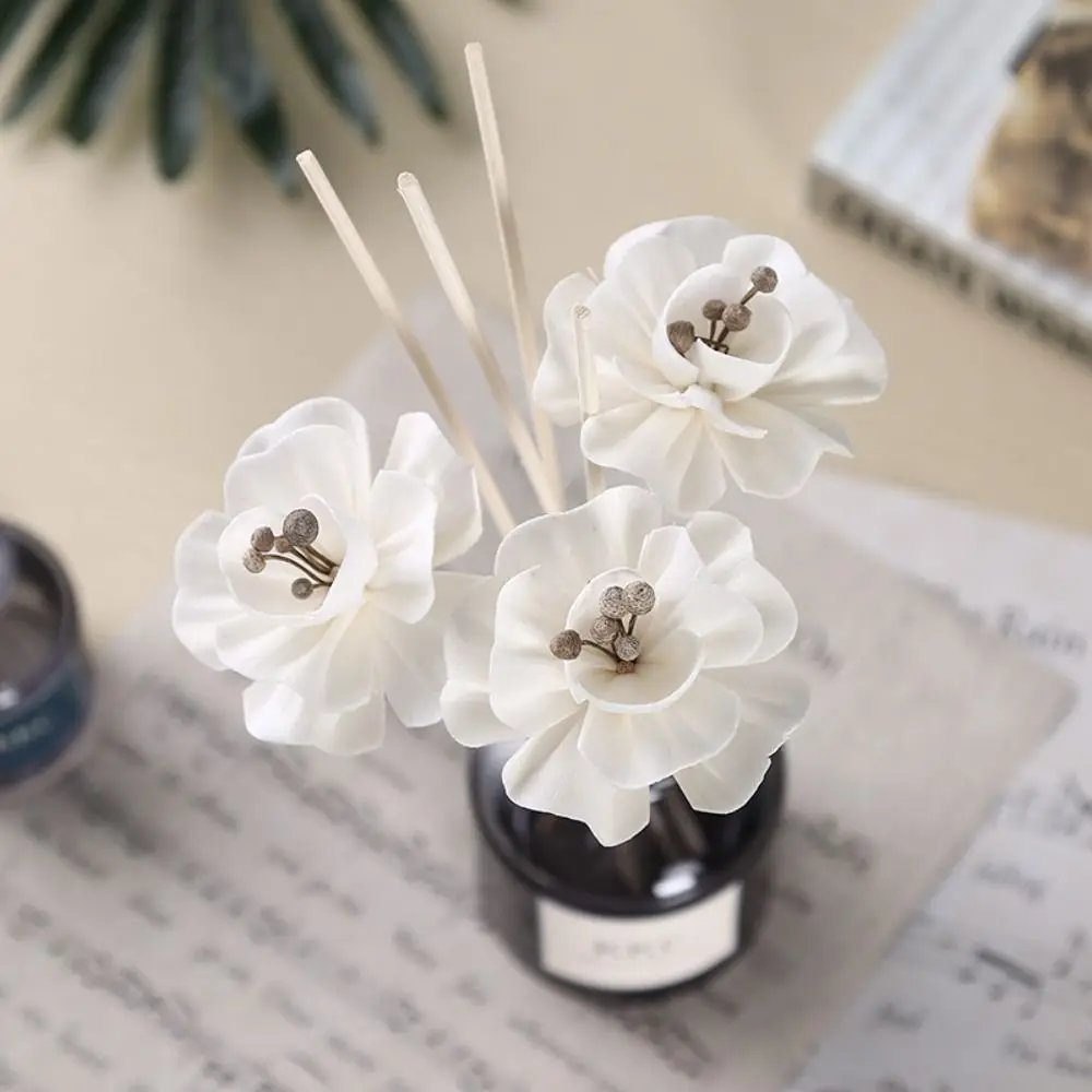 1Pc Artificial Flower Wavy Rattan Reed Fragrance Diffuser Replacement Refill Sticks Air Freshener Room Perfume Diffuser Sticks