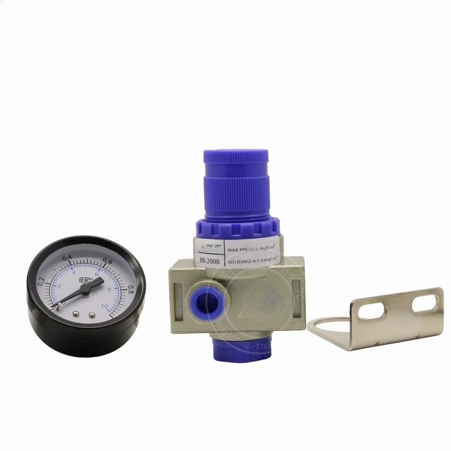 Pneumatic pressure regulator AR2000 pressure reducing valve BR2000/3000/4000 pressure gauge regulator air source processor