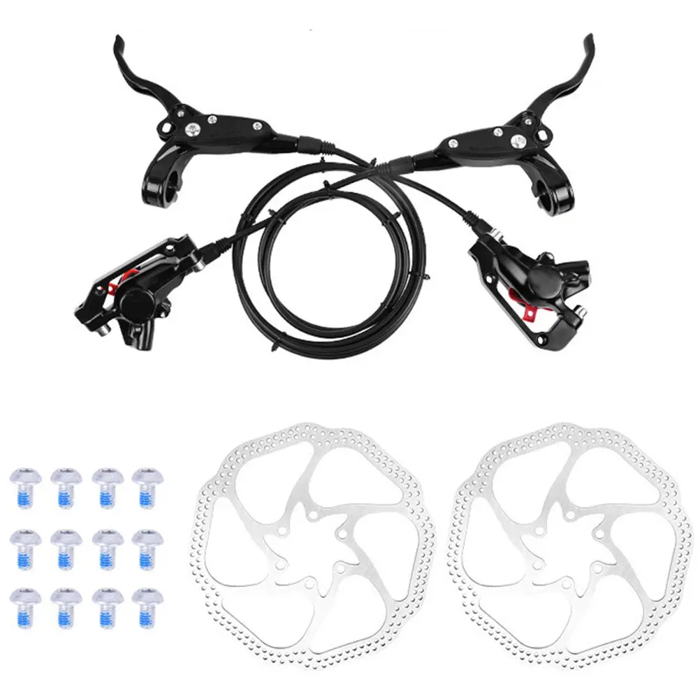 

1Set Bike Brake Lever Set Anti Aging Durable High Hardness Gloss Texture Suitable Most Mountain Bikes Mountain Bike Brake