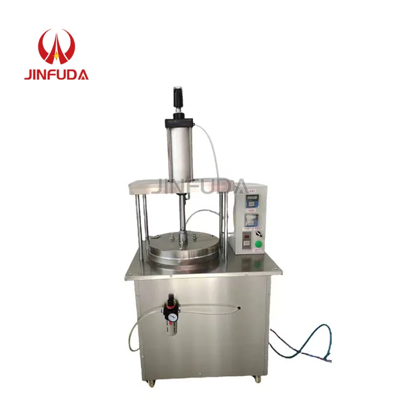 Pancake tortilla making machine roasted duck bread baking maker machine hydraulic dough press machine