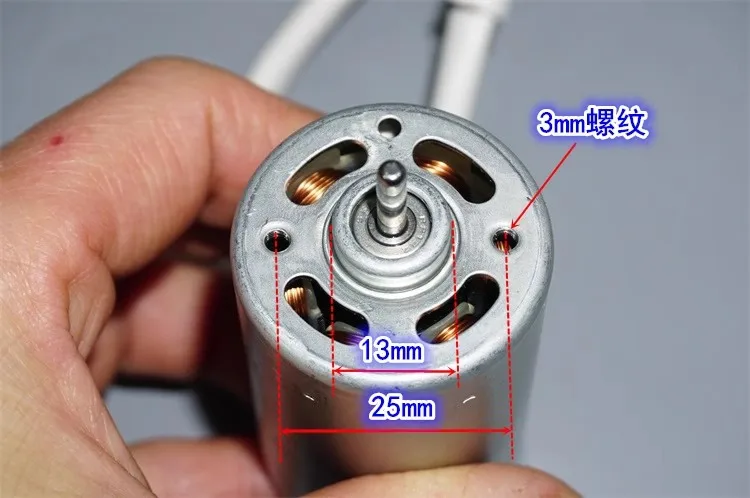 2400rpm 7500rpm DC12V-36V BL3657 High torque inner rotor 3-phase 555 brushless motor with Hall