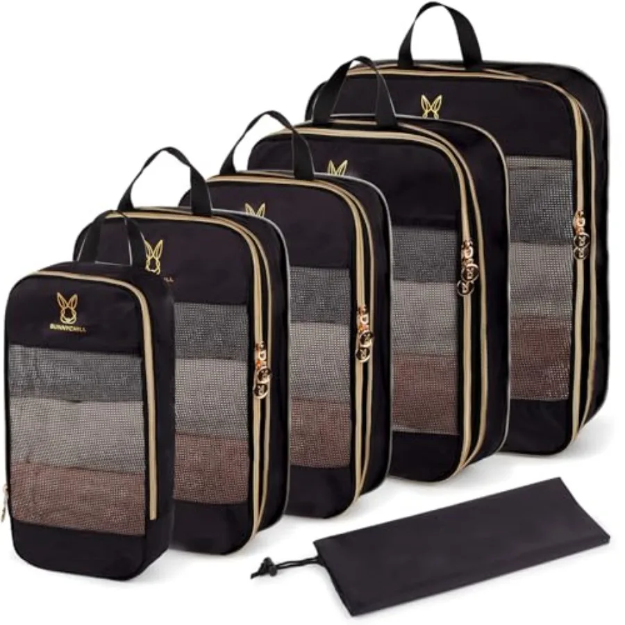 

Набор из 6 расширяемых компрессионных упаковочных кубов, легкие сжимаемые органайзеры для путешествий, для ручной клади, темно-синие.