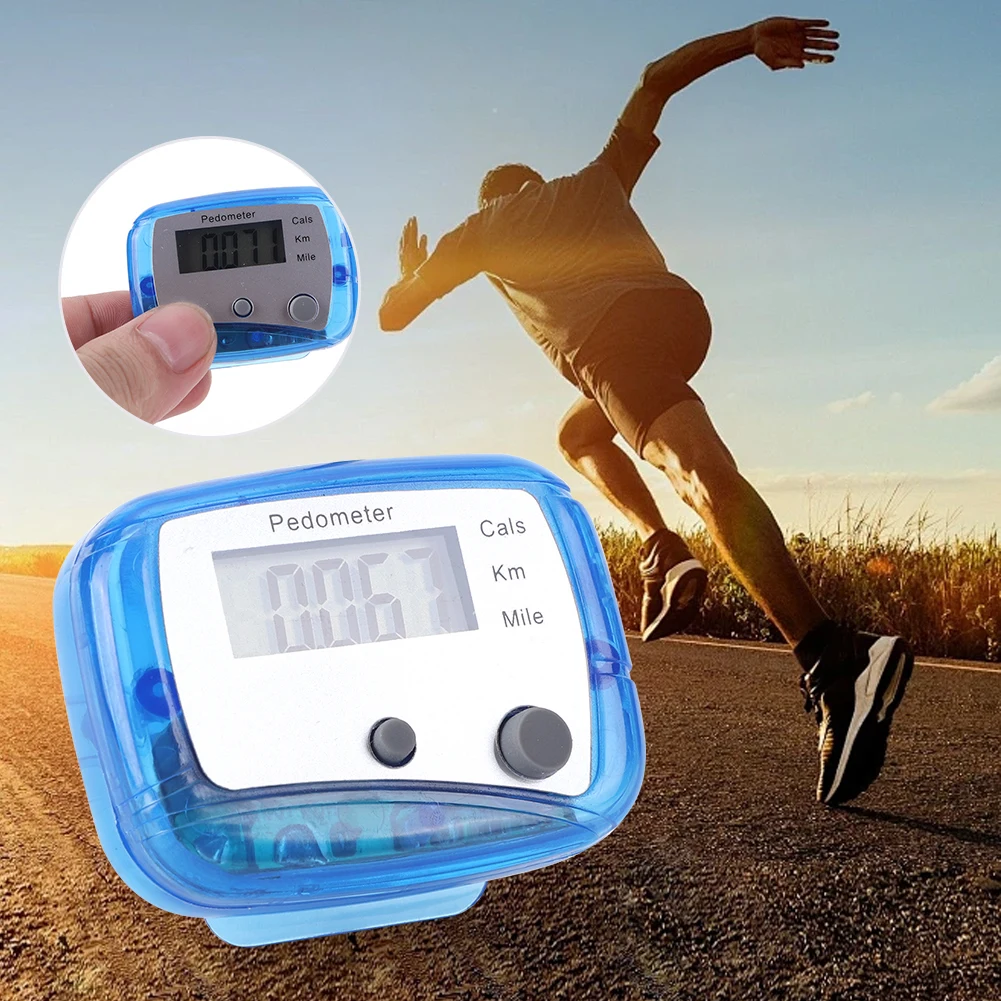 Walking Pedometer Accurate Step Tracker Mile Kilometer Calorie Calculation Walking Step Counter Step 0-99999 for Walking Running