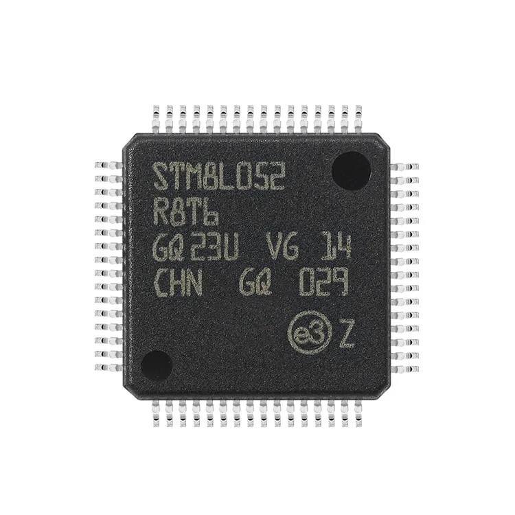 STM8L052R8T6 STM8L052 LQFP64 Microcontroller Enkele Chip Microcomputer