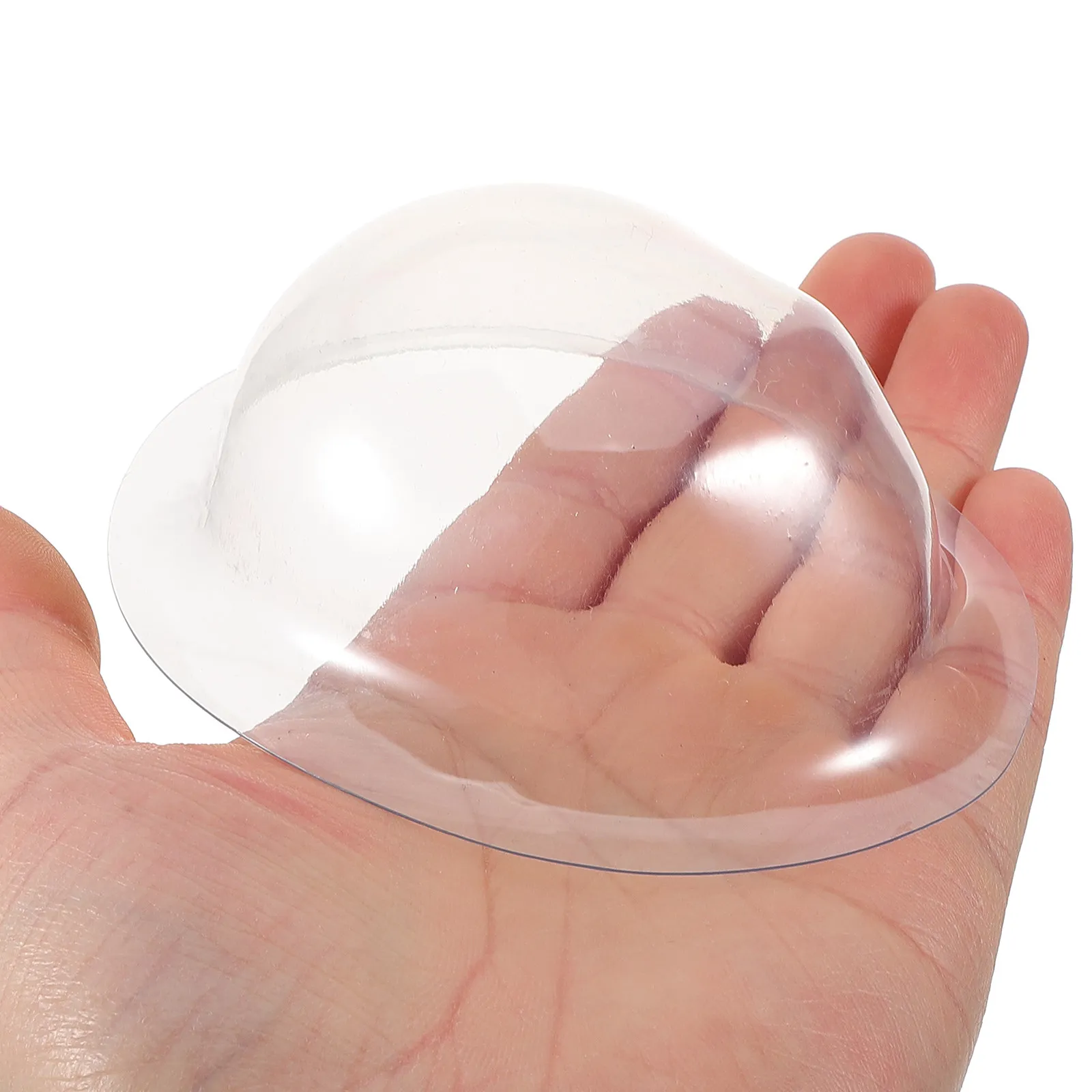 4pcs Face Mask Plastic Transparent Cover Transparent Cover for BJD DIY Craft Makeup Protection Accessories