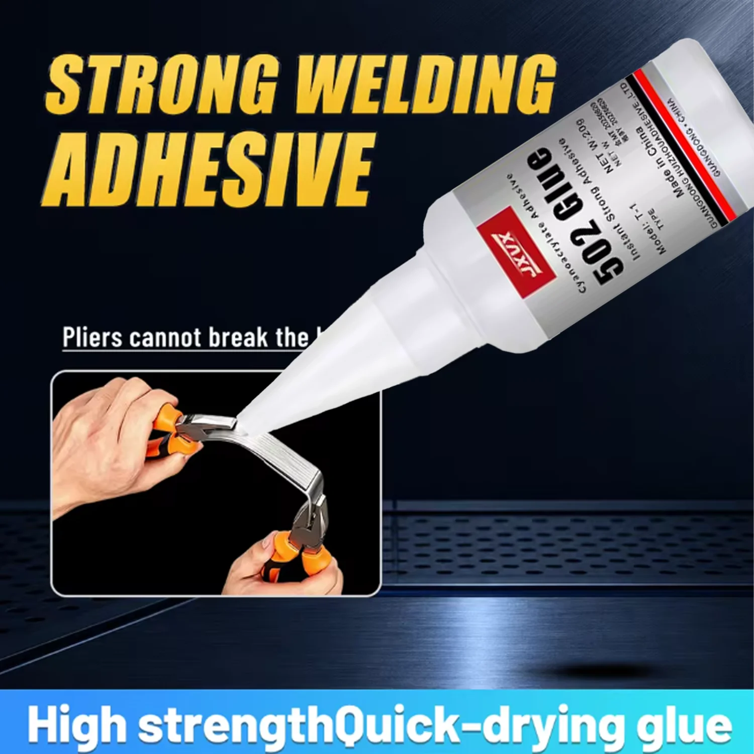 1-5PCS 502 Super Glue Clear Instant For Wood Crafts Repair All Purpose CA Glue Shoe Ceramic Plastic Leather Glass Model Metal.
