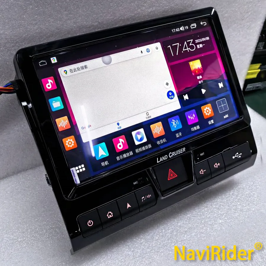 9inch Android15 Smart Screen For Toyota Land Cruiser 70 75 76 LC70 LC75 LC76 2007- 2025 Multimedia Player GPS Carplay Car Radio