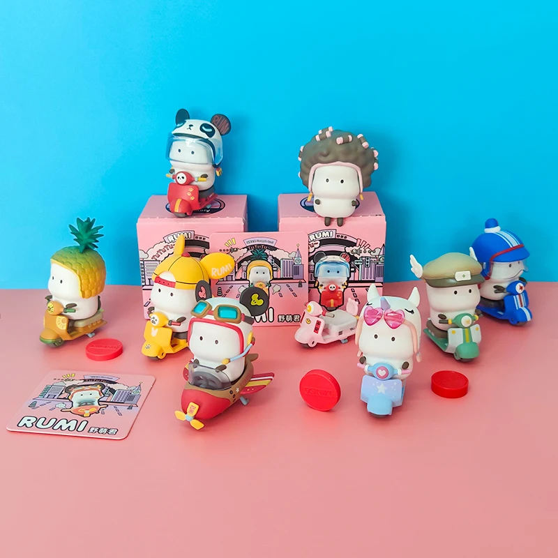 

Mengli Planet TUTU Car Blind Box Cute Accessories Car Tuk Tuk Desktop Ornament Figure Gift
