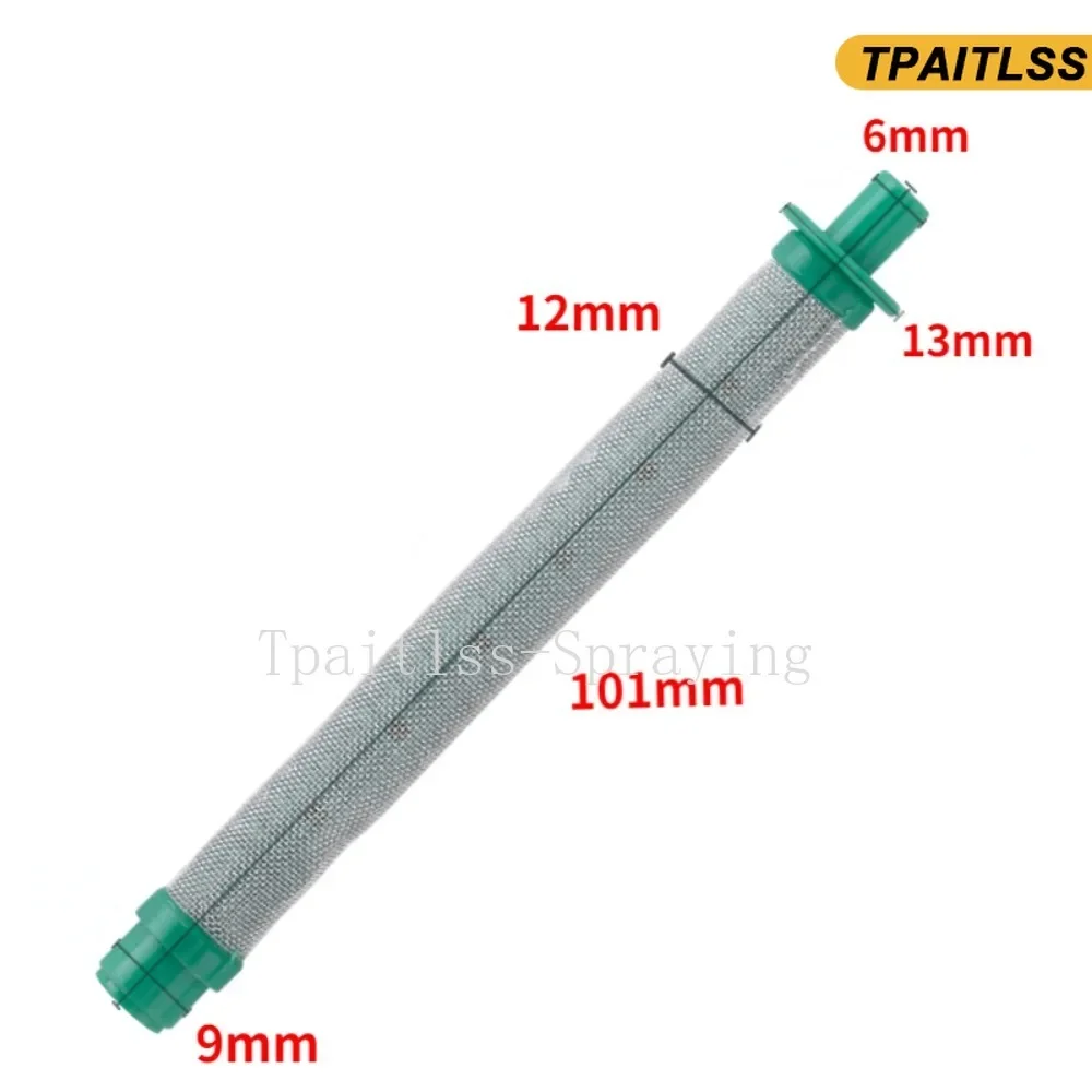 Tpaitlss 2/5/10/20/50/100 Stuks Airless Verf Pistool Filter 60/100 Mesh Professional Voor Airless Spuitpistool Onderdelen 818c 821