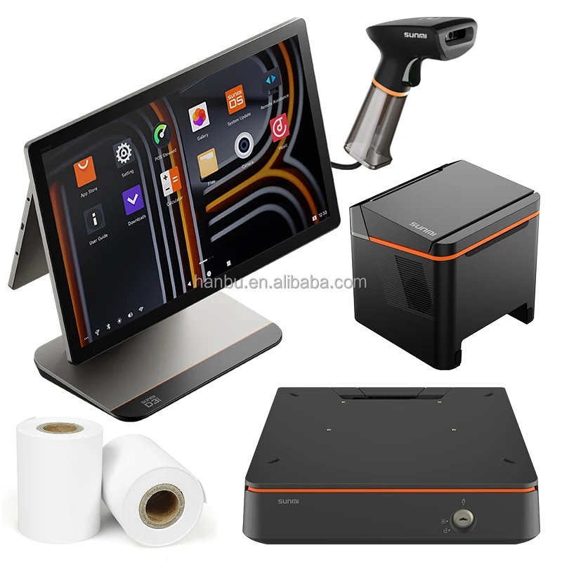 Hot Selling  D3 PRO Pos Machine 4+64G Android 13 Retail POS System Cash Register All in One Touch Screen Pos Terminal