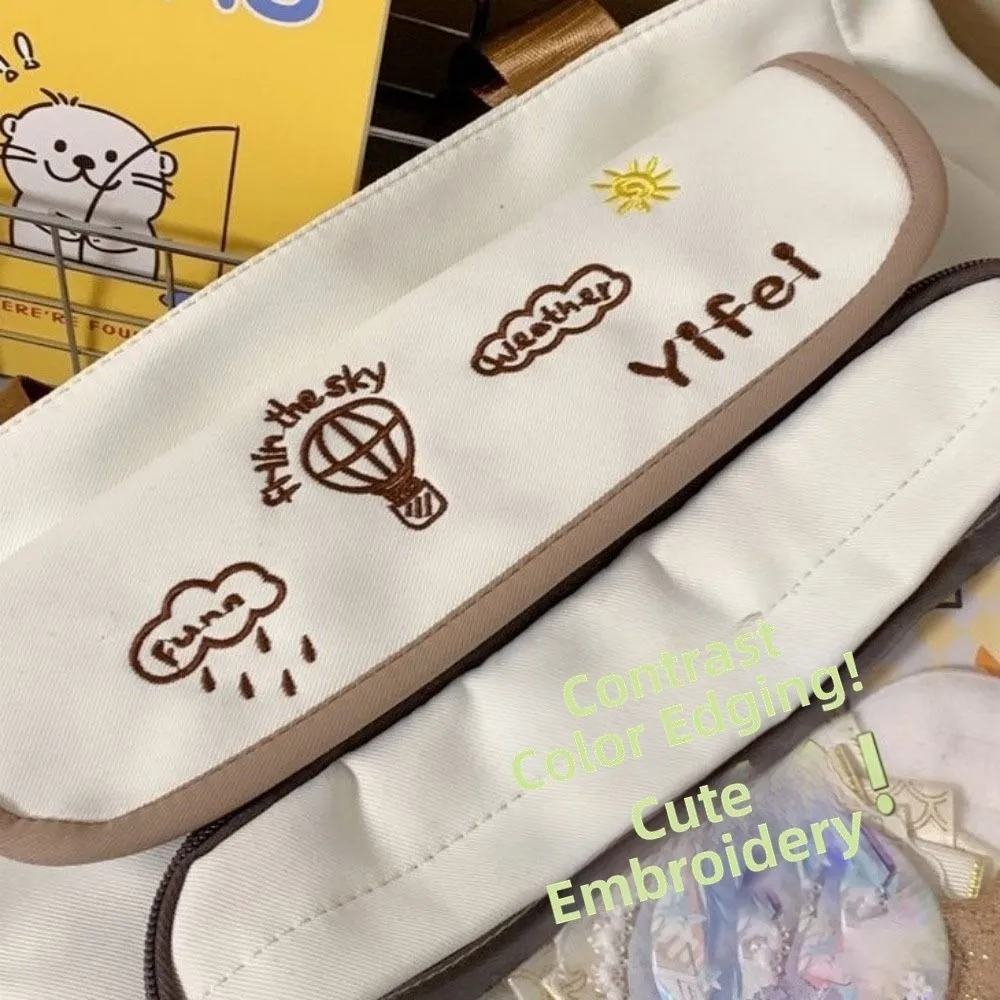 

Мультяшная сумка-ита большой вместимости через плечо, в милом стиле преппи, студенческая сумка-кроссбоди, в стиле Харадзюку, кавайная сумка через плечо для девочек