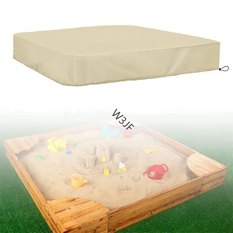 W3JF Sandpit Protector Cover Cover موثوق للأطفال Sandpit سهل التثبيت