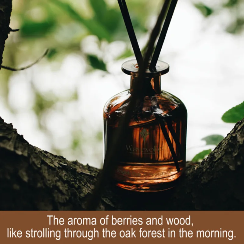 Wood Fragrance Reed Diff user Set 6.7 oz Oil Diff user Sticks Ensure 90 Days  Scent Serene Bed room Atmosphere attractive Aromas