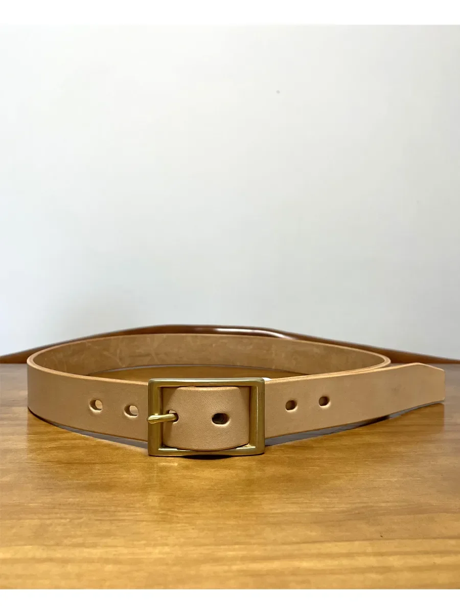 retro-first-layer-cowhide-belt-italian-vegetable-tanned-leather-heavy-multi-fat-primary-color-handmade-custom-belt