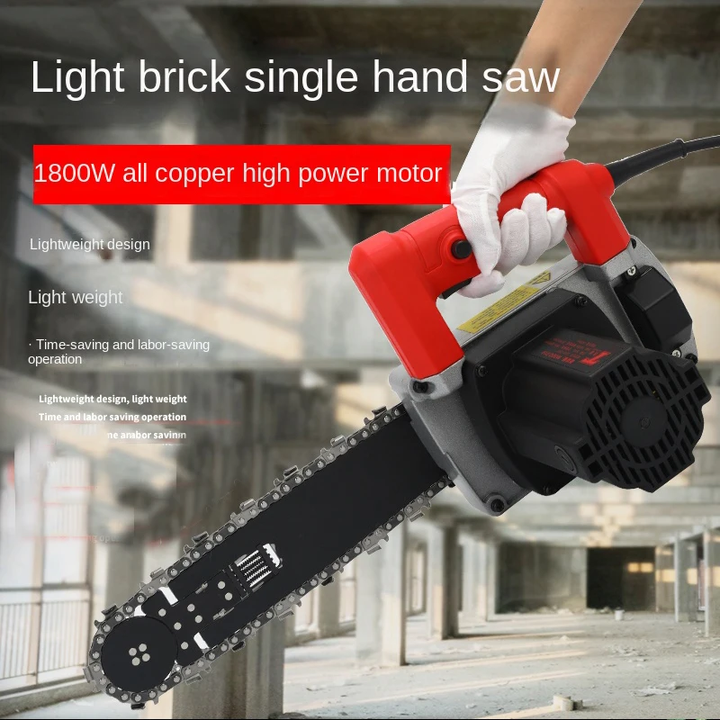 

Electric aerated brick cutter Light brick single hand saw Special electric saw cutter for aerated bricks