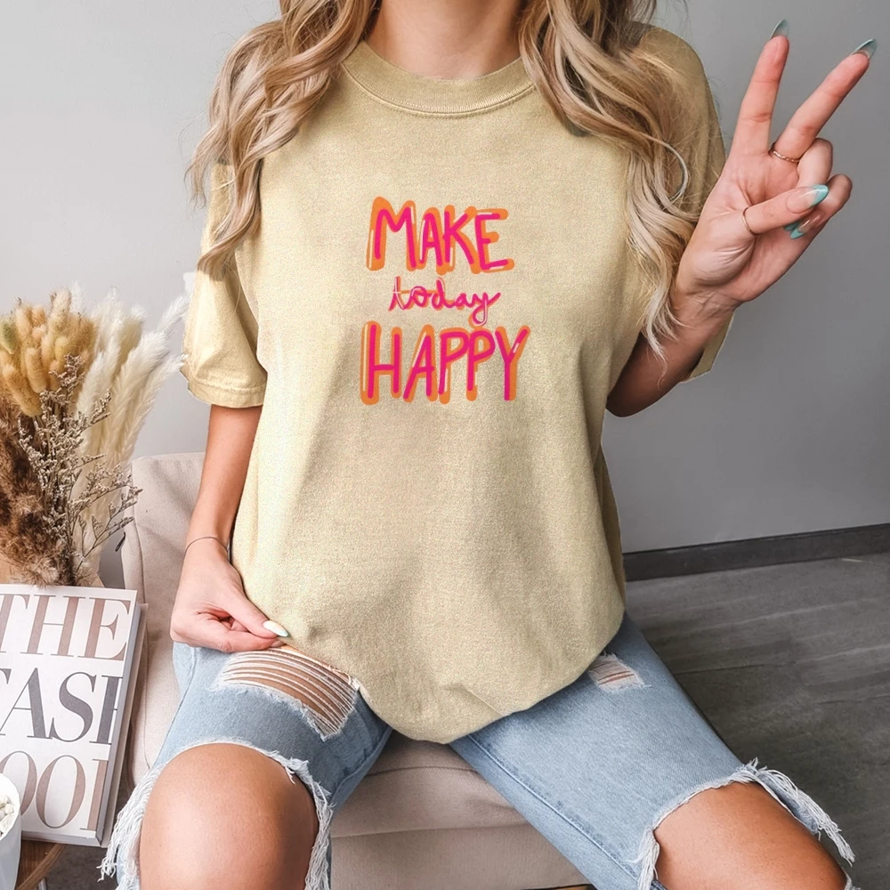 

Color-Shift Technology Sun Activated Retro Graphic Tee, Dynamic Art Evolution from Sunrise Yoga to Street Style Adventures