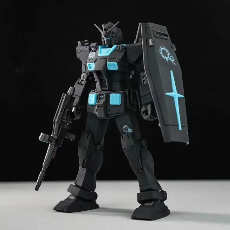 Ganso 1/144 Rx-78-2 Recirculação Cor Neon Bluet Base Conjunto Limitado Modelo Kit Boneca de Ação Decoração Boneca Crianças Brinquedo Presente