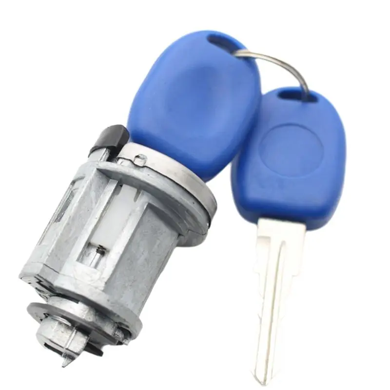 Durable-Car Engine Cylinder Switch With Key 000717157450 For Fiat For Punto Ignition Lock Palio