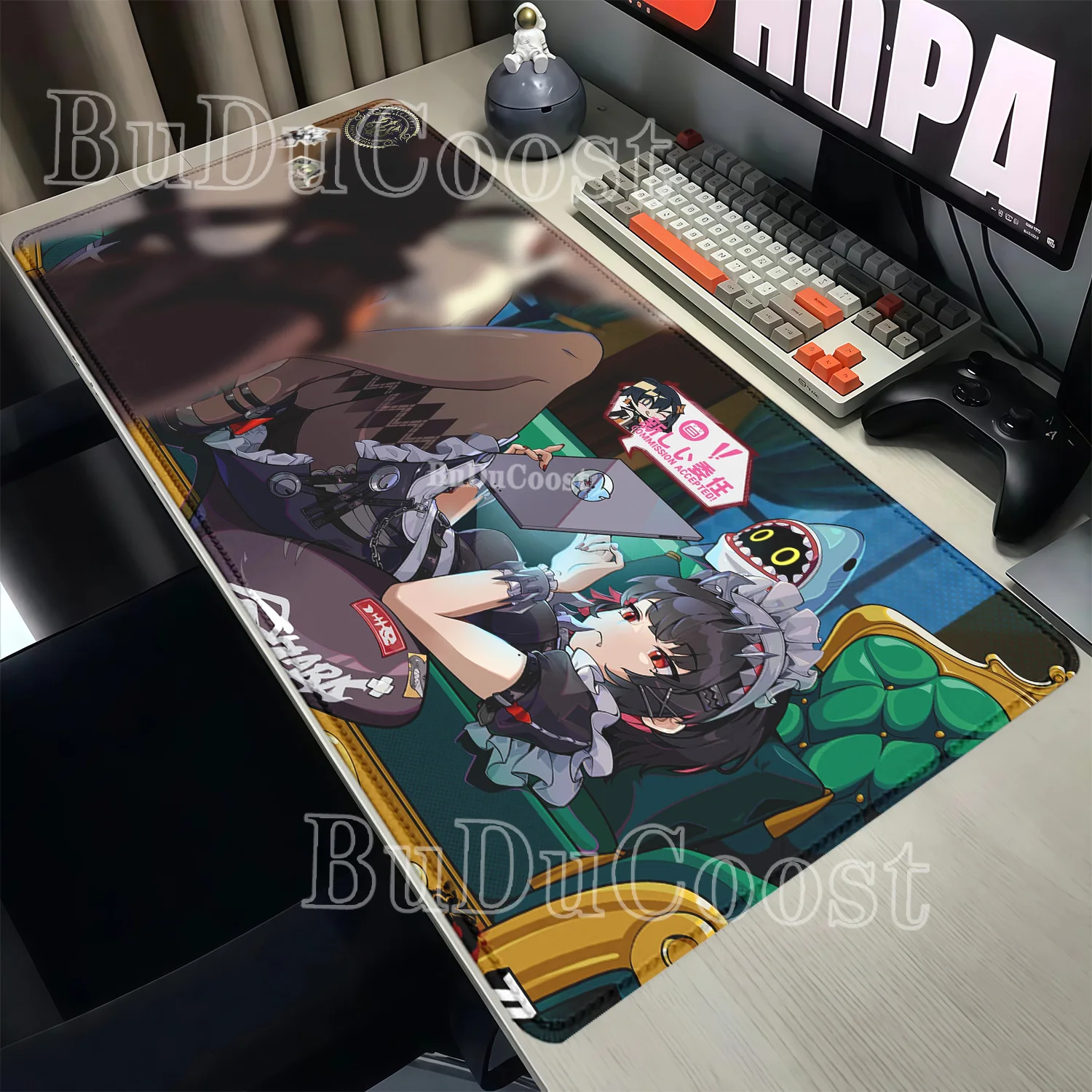 Mouse Pad Ellen Joe Zenless Zone Zero ZZZero Gaming Offices Non-slip Base Mousepad Keyboard Anime Girl HD Printing XXL Desk Mat