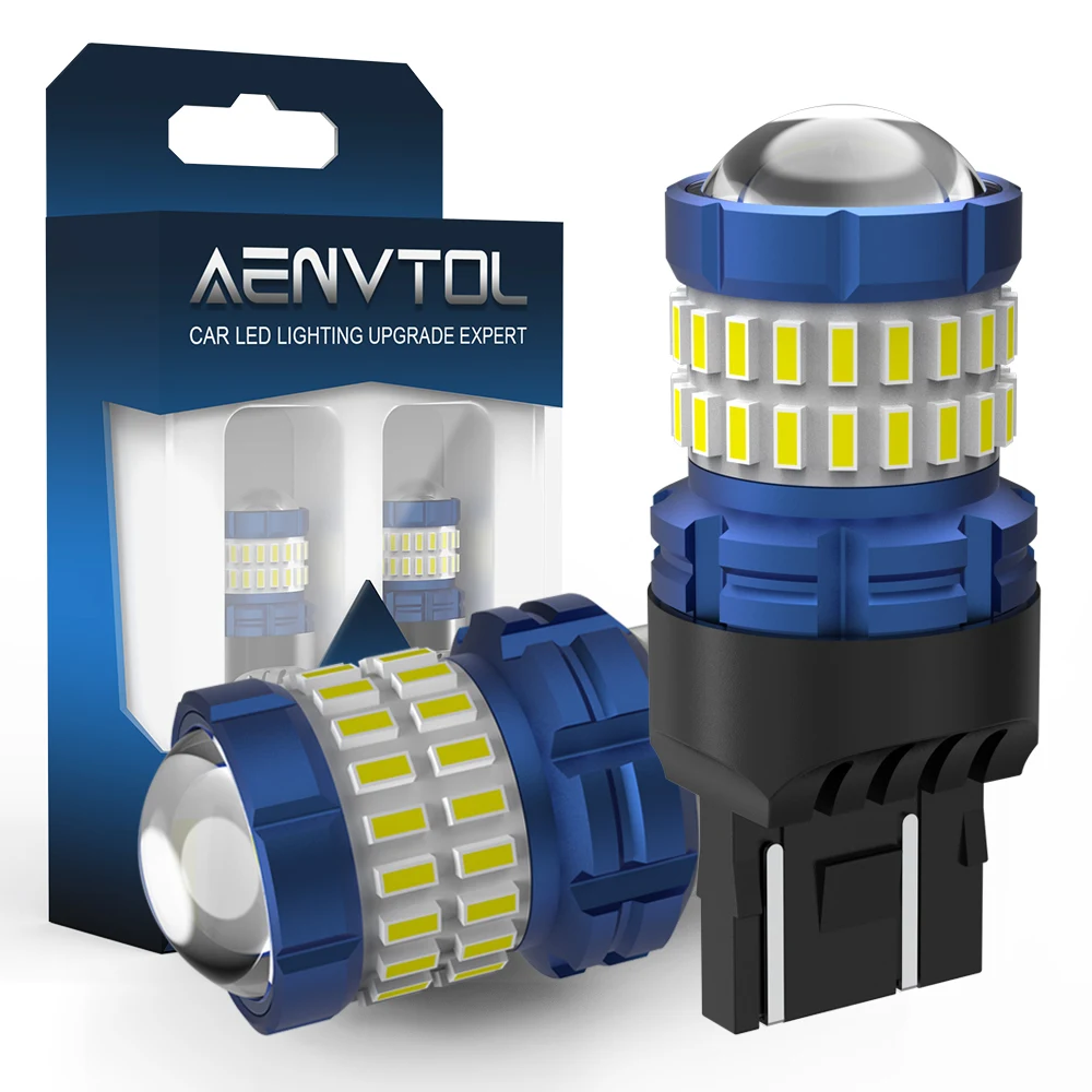AENVTOL 2x Canbus T20 7440 W21W 7443 W21/5W SRCK LED Światła cofania Światła do jazdy dziennej Światło tylne hamowania Światło kierunkowskazu