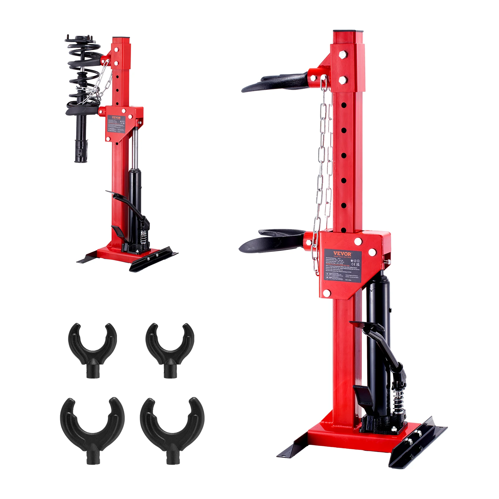 VEVOR 4.5 Ton/9920 LBS Hydraulic Jack Capacity 1 Ton Rated Compression Force Hydraulic Compressor for Strut Spring Removing