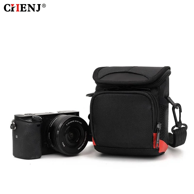 🎧 Simplicity Waterproof SLR Camera Bag Nylon Anti Spoilage Digital Shoulder Bag Mini Black Photographer Backpack Micro Camera