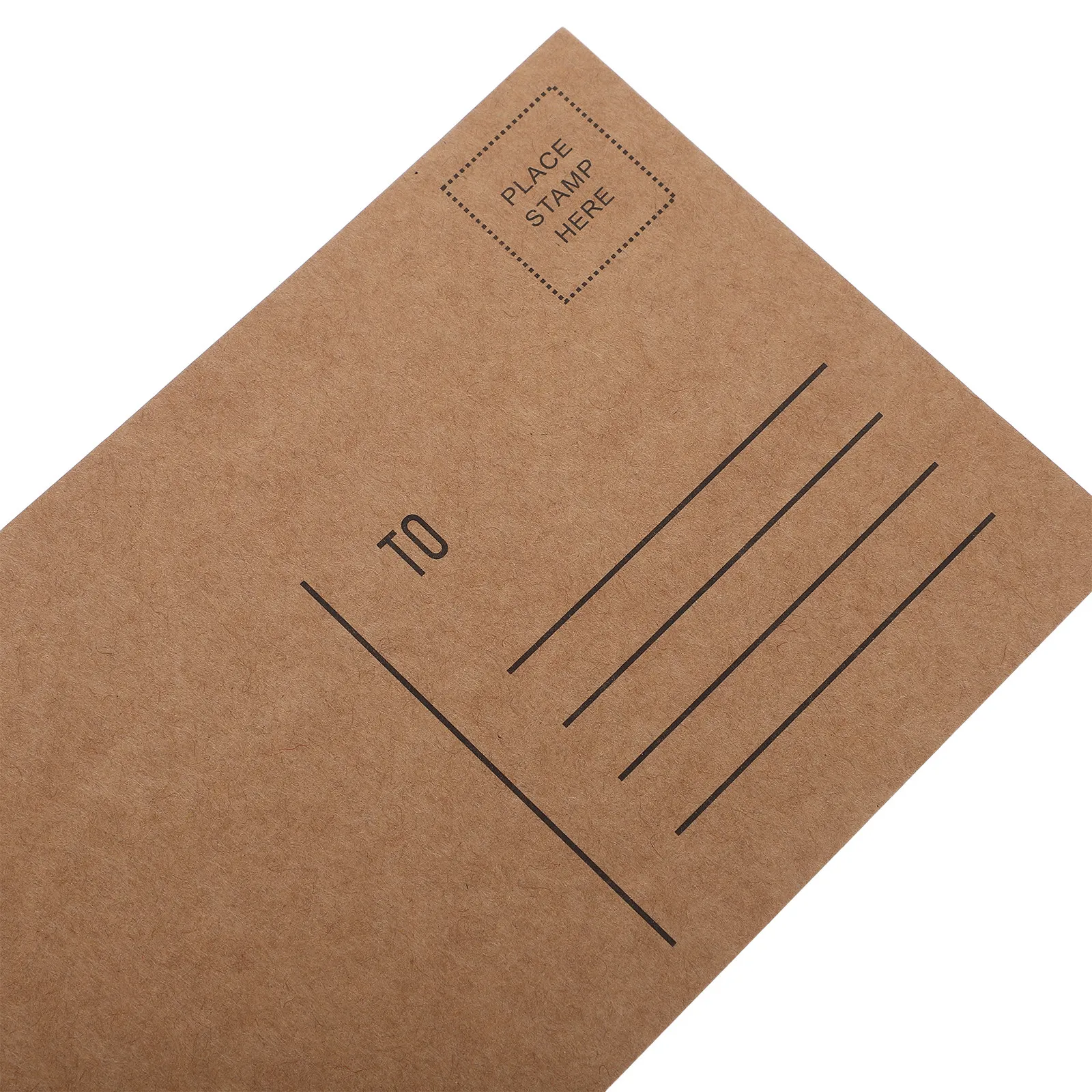 100Pcs Blank Kraft Mailing Postcards Sturdy Cardstock for Business Invitations Personal Notes Bulk Mail Ready Cards