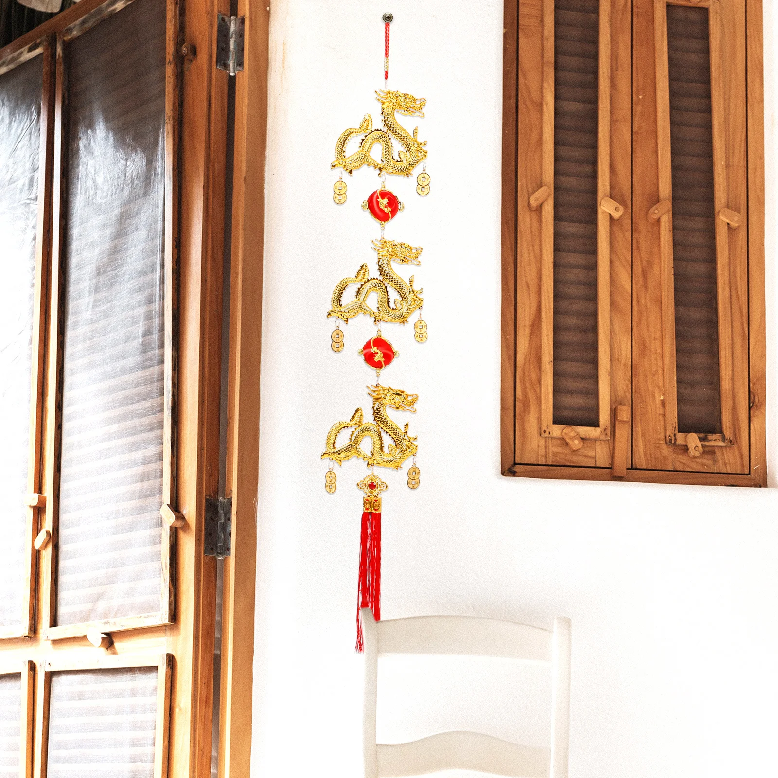 

New Year Dragon Pendant Chinese New Year Hanging Decoration Festive Wall Front Door Pendant Spring Festival Wall Hanging Decor