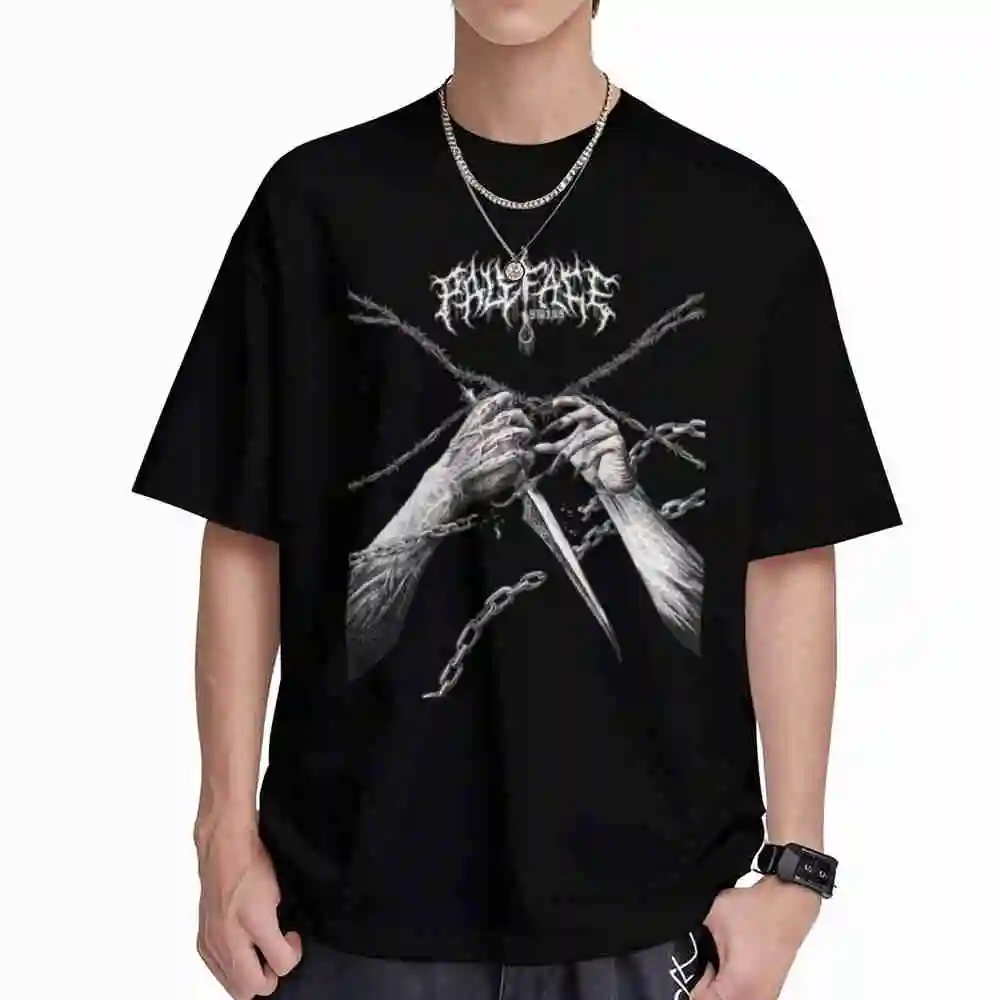 Paleface Swiss Knife Deathcore Short Sleeve Tee 100% Cotton T-Shirt
