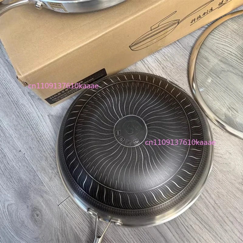 316 Material! 7 Layers of Energy Storage Steel! Physical Non-stick Wok