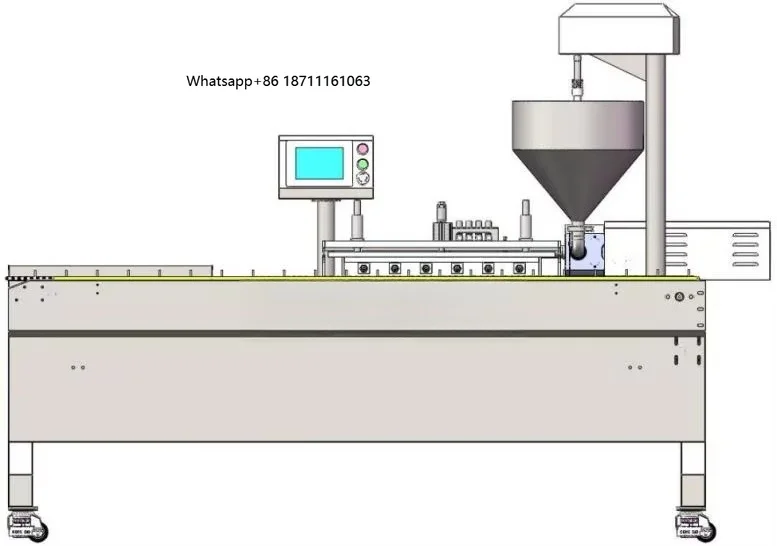 Industrial Baking Equipment Commercial Cake Making Forming Automatic Cake Filling Pastry Cream Injecting Machine