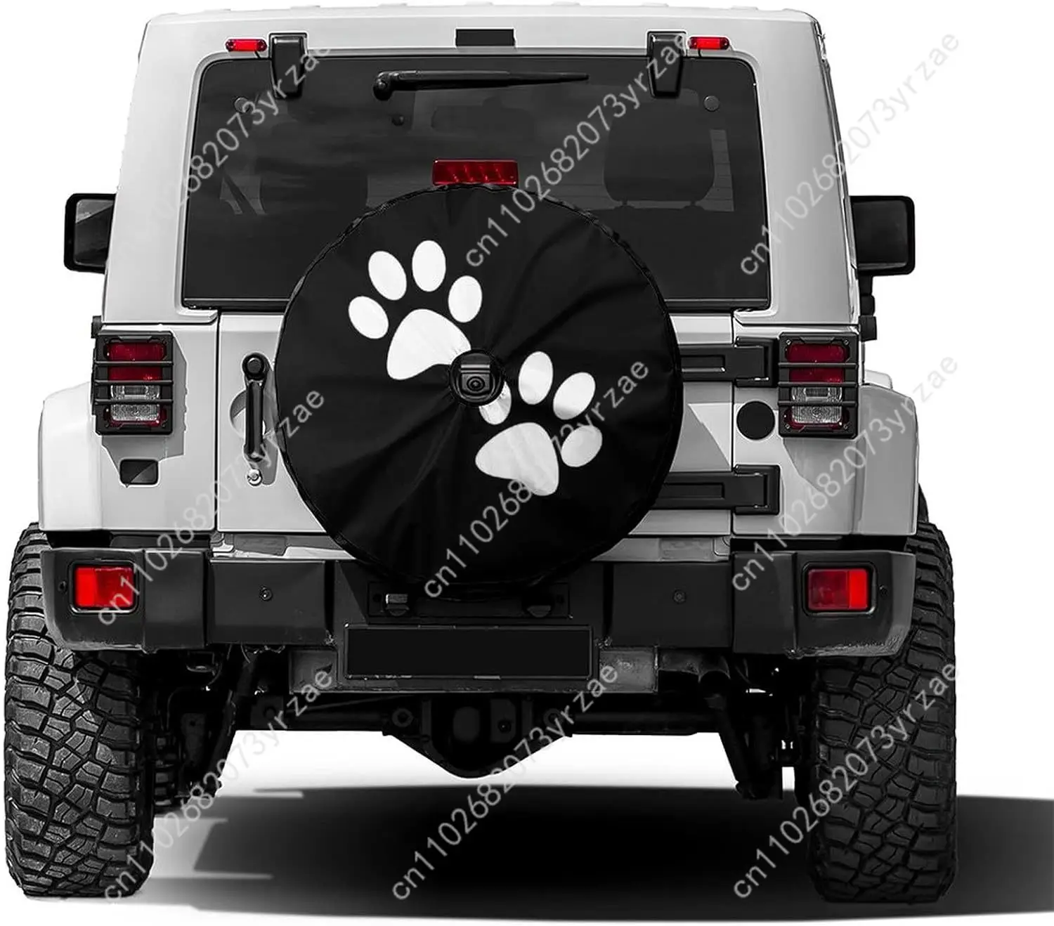 

Paw Print Various Models Spare Car Tire Cover Sand Dust Prevention Protect Wind Rain Tire Cover Sturdy Durable Tire Covers