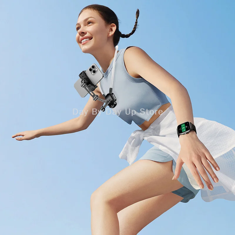 1PC Silikon Magnetische Quick Release Mobile Halter Hals Hängen Telefon Stehen Magsafe Hals Hängen Halterung Telefon Zubehör