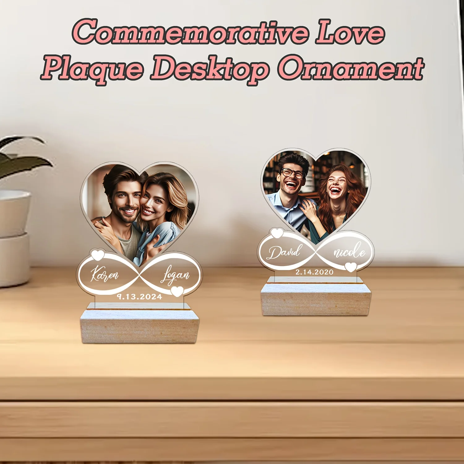 1pc Acrylic Customized desktop Ornaments, Suitable for Other Scenarios Such as Boyfriend and Girlfriend Gifts, Custom Pet Photos
