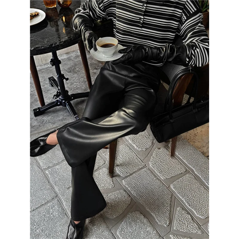 NEW-レディース ストライプ シャツ 長袖 カラーブロック トップス ノッチネック サマー Tシャツ