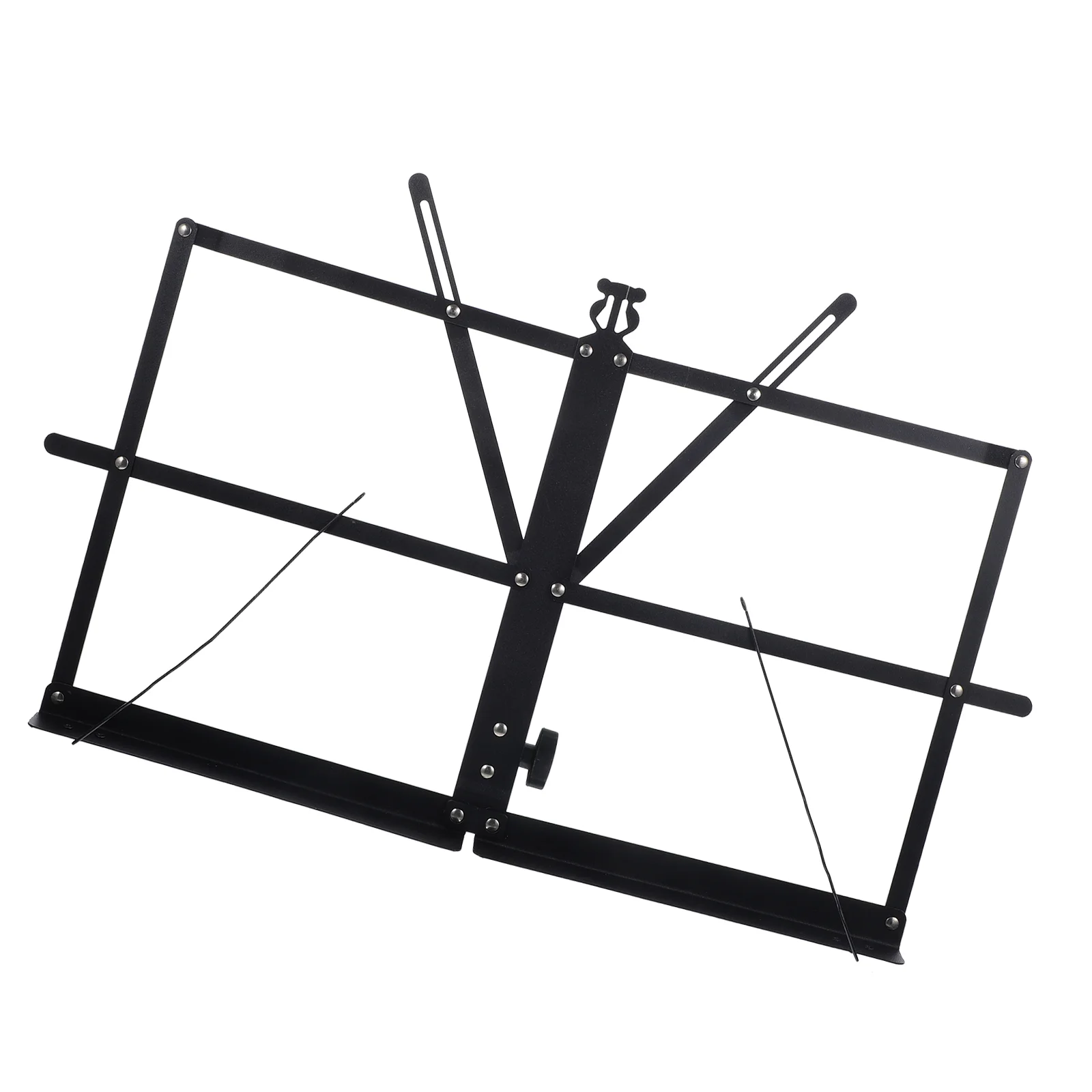 

Desktop Music Stand Portable Tablet Holder Foldable Textbook Iron
