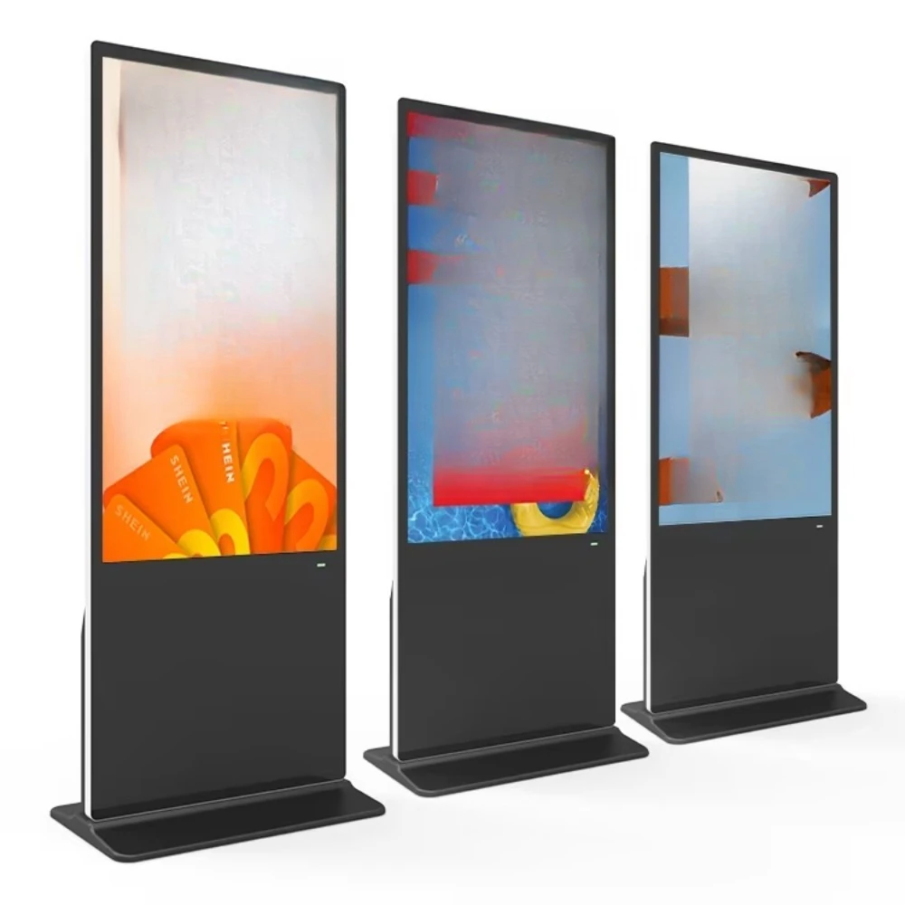 43/49/55/65/75/86/100 Inch Indoor/outdoor 4k Touch Screen Led/lcd Panel Display Android Totem Advertising Digital Signage Kiosk