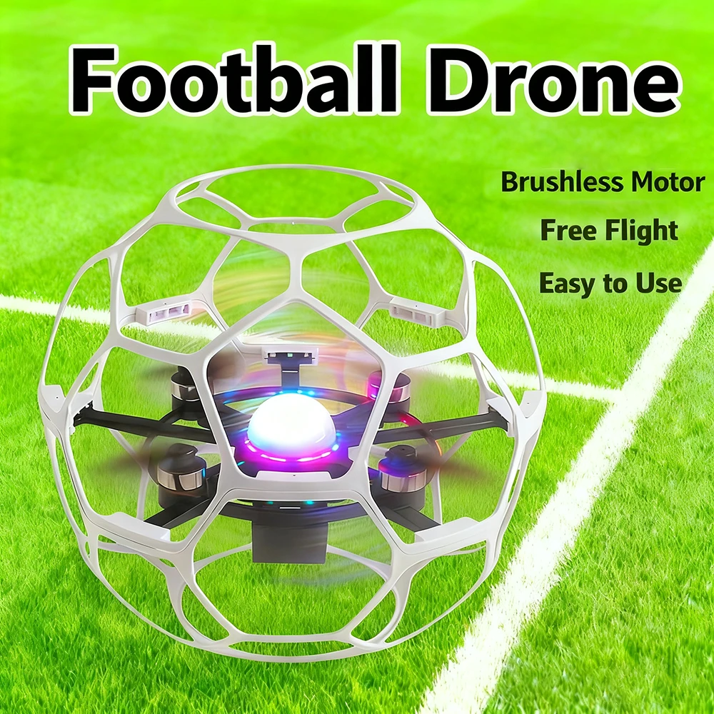

Детский футбольный конкурс, сферическая полая чашка, футбольный дрон, научный и образовательный квадрокоптер, праздничный подарок, игрушка