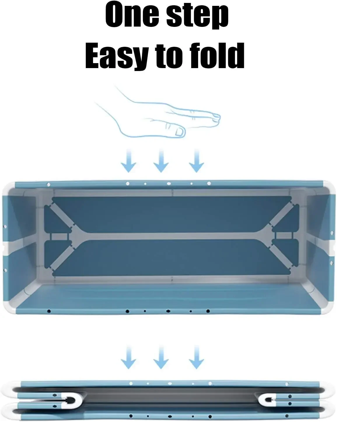 

BestsellerAdult-Sized Foldable Freestanding Bathtub with Lid, Thickened Portable Bath Tub in PP/TPE Material, Anti-Slip Design f