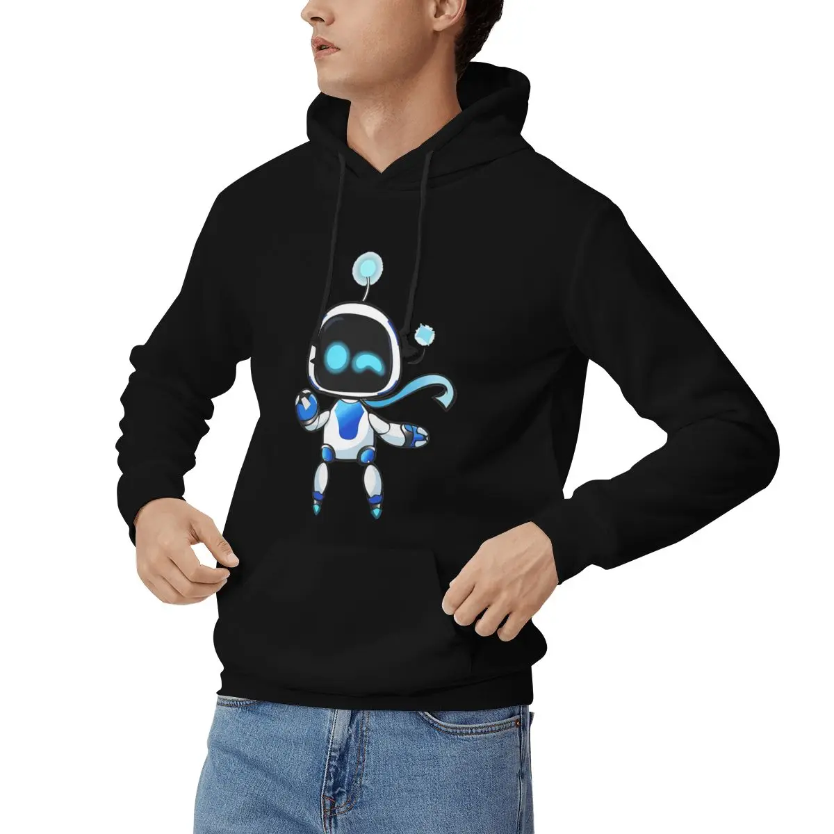 Astrobot Wink Hoodies Men's Women Casual Pullover Sweatshirts Hip Hop Long Sleeve Clothing Autumn Winter