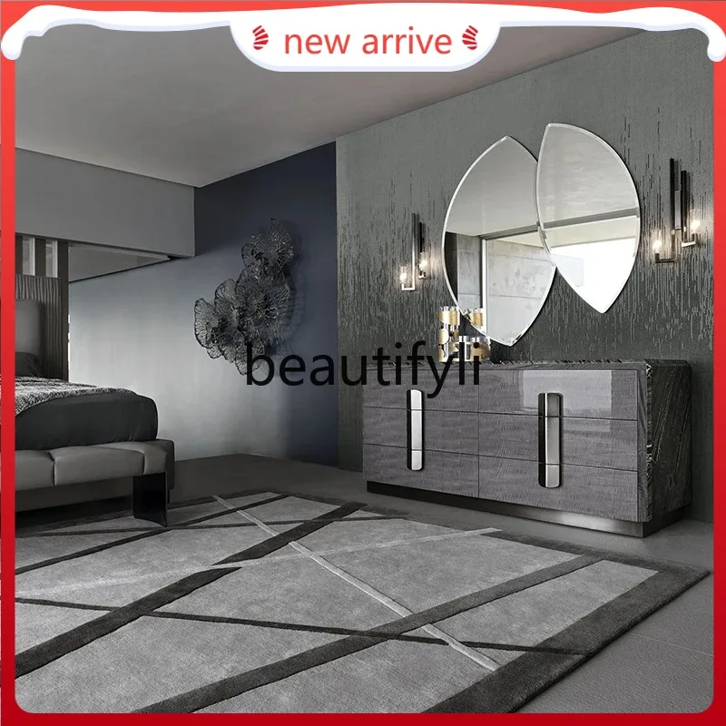 

D2520 Modern simple TV cabinet High bedroom storage chest cabinet Designer high-end Italian light luxury storage cabinet