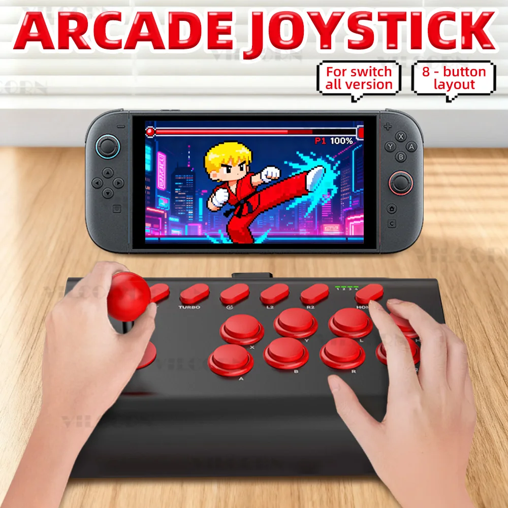8-Button Arcade Sti… - image